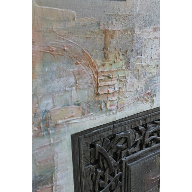 Dark Gray Mixed-Media Painting by Don Clausen For Sale - Image 8 of 11