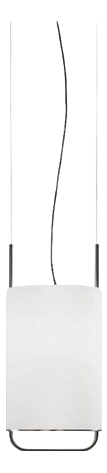 Mid-Century Alistair T Suspension Lamp in Steel & Glass from Jordi Veciana
