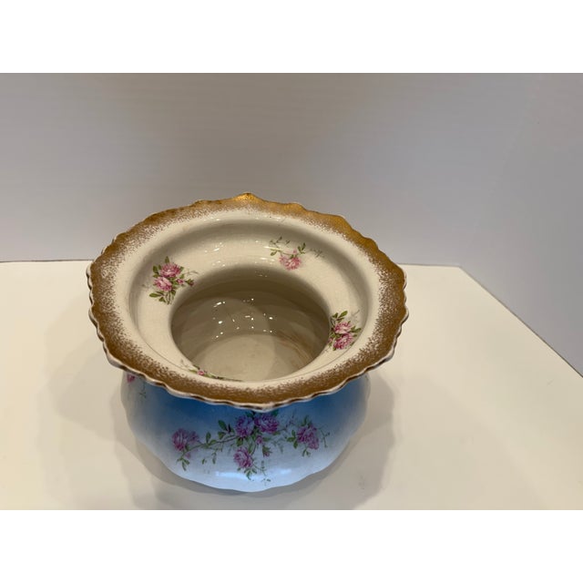 Antique r.s. Prussia Porcelain Serving Bowl or Wash Basin For Sale - Image 4 of 4