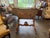 Featuring a dramatic, deeply scalloped boat-shaped sleeping basin, this highly decorative nursery heirloom showcases an...