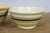 Antique Yellow Stoneware Nesting Mixing Bowls Brown Stripe Usa- Set of 5 For Sale - Image 6 of 12