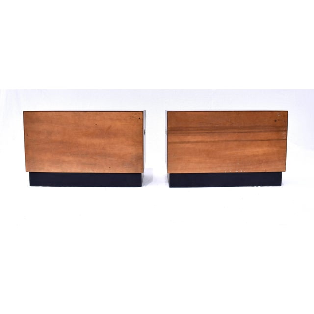 1970s Henredon Chinoiserie Tansu Campaign Commodes in Mahogany & Brass For Sale - Image 12 of 12