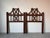 Coastal Pair of Vintage McGuire-Style Rattan Headboards With Leather Wrapped Bindings For Sale - Image 3 of 14