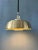 Mid-Century Aluminium Pendant Lamp with Orange Lacquer For Sale - Image 6 of 11