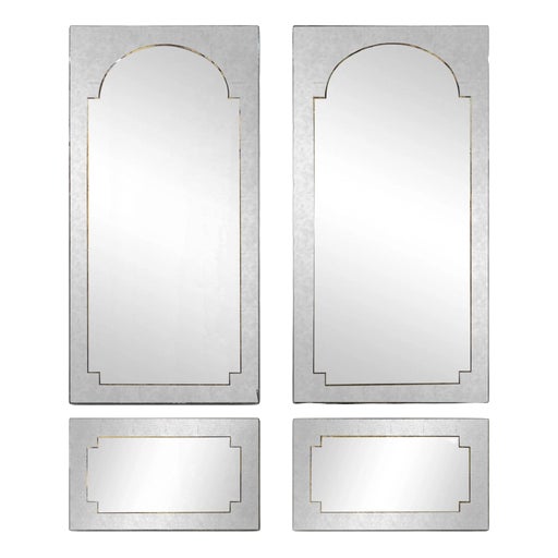 Neo-Classical Églomisé Mirrors, Set of 2 For Sale
