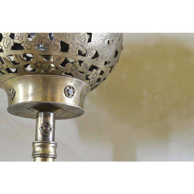 1950s Vintage Brass Table Lamps, 1950s, Set of 2 For Sale - Image 5 of 15