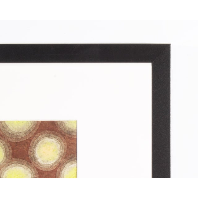 Late 20th Century Abstract Watercolor Painting by William Itter For Sale - Image 5 of 7