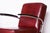 Bauhaus Czech Bauhaus Armchairs in Red Leather and Chrome by Arnošt Beck, 1930s, Set of 2 For Sale - Image 3 of 8