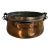19th Century Antique French Copper Cauldron, Pot or Fireplace Kettle For Sale