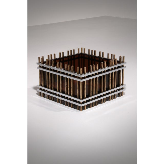 This rare Italian “fioriera” planter captures the unmistakable elegance and confidence of mid-century modern design....