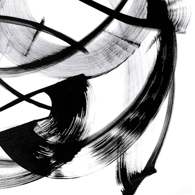 2020s "Delta Muscae" Contemporary Abstract Ink Painting by Thomas Hammer For Sale - Image 5 of 5