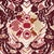 2020s Sample - Schumacher Reversible Digital Damask Fabric In Merlot For Sale - Image 5 of 6