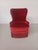 Danish Armchair Reupholstered in Red Velvet, 1900s For Sale - Image 10 of 12