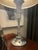 Art Deco Fairies "Guardsman" Table Lamp. Cool, industrial step-up design. A Machine-Age design, very indicative of the...