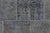 1980s Vintage Patchwork Rug in Blue and Gray With Floral Patterns - Rug & Kilim For Sale - Image 5 of 8