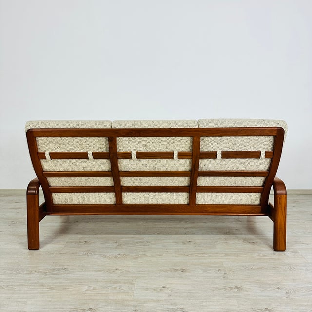 1970s Danish Three-Seater Sofa by Hs Design For Sale - Image 5 of 9
