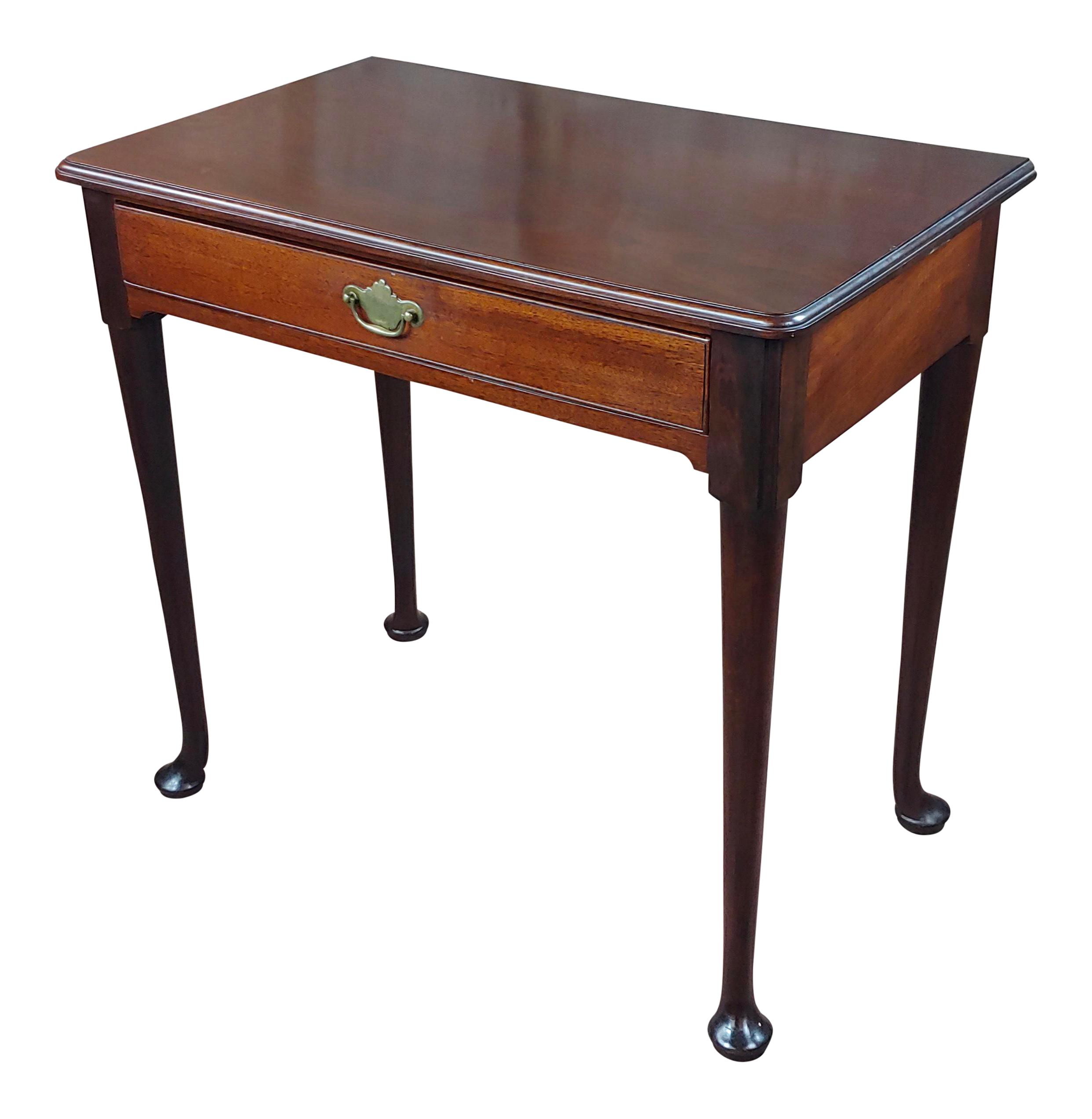18th Century Antique English Queen Ann Mahogany Side Table Chairish