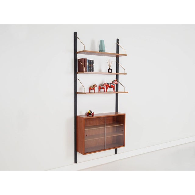 Danish Teak Shelving Unit, 1960s For Sale - Image 3 of 12