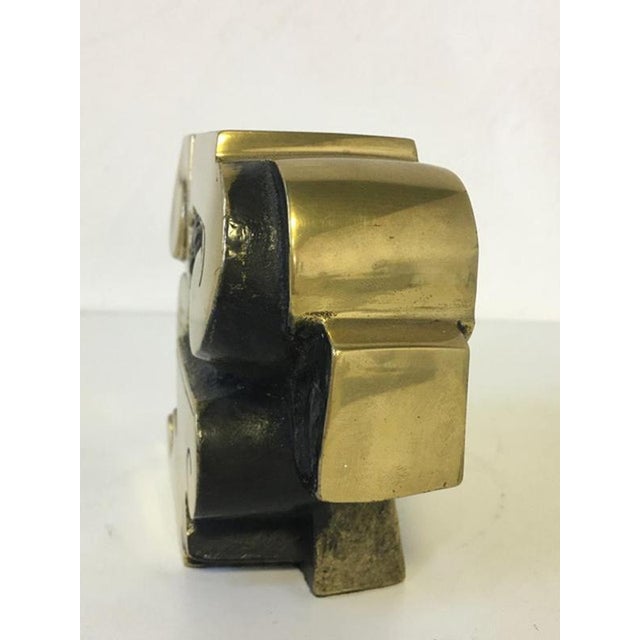 Postmodern Abstract Architectural Sculpture in Bronze, Italy, 1980s For Sale - Image 6 of 17