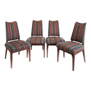 1960s John Keal Brown Saltman Dining Chairs, Set of Four For Sale