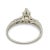 1960s Mid Century Marquise Diamond 14k White Gold Engagement Ring, Size 6 For Sale - Image 5 of 7