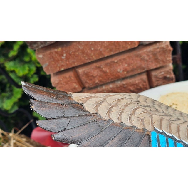 Wooden Carved Duck, Large, 1980s For Sale - Image 6 of 12