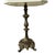 Mid Century Gilt Metal Footed Baroque Style Lamps and Shades - A Pair For Sale - Image 6 of 10