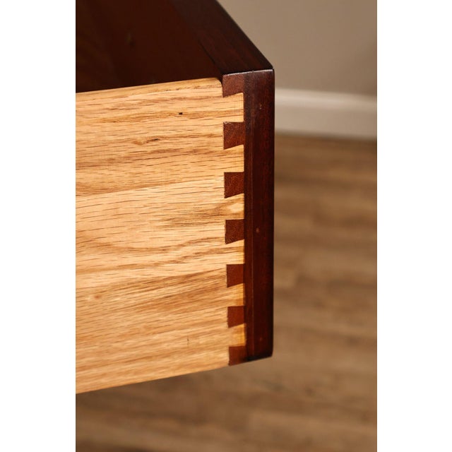 Late 20th Century Henkel Harris Chippendale Style Mahogany Tall Chest For Sale - Image 5 of 17