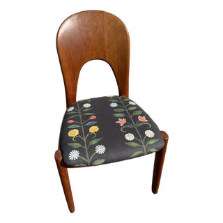 1960s Danish Mid-Century Modern Koefoeds Hornslet Sculptural Dining Chair For Sale