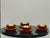 Japanese Botanical Bowls & Plates, Set of Eight For Sale - Image 4 of 12
