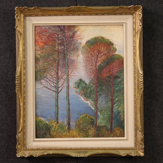 Italian Artist, Landscape, 1950, Oil Painting, Framed For Sale - Image 15 of 15