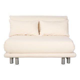 Two-Seater Cream Sofa with Manual Sleeping Function from Ligne Roset For Sale