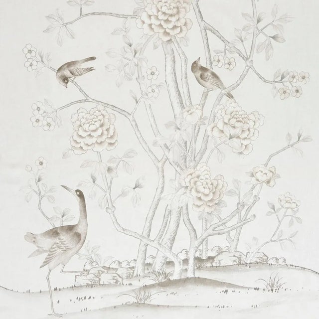 Contemporary Schumacher X Mary McDonald Chinois Palais Fabric In Neutral For Sale - Image 3 of 6