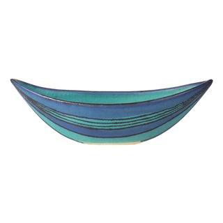 Glidden “Gulfstream” Canoe Boat Bowl by Fong Chow For Sale