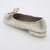 Vintage Italian Handmade Silver Shoe With Ribbon Dollhouse Miniature Collectible For Sale - Image 6 of 10