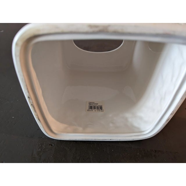 '90s Croscill Aspen Ridge Collection Tissue Box Cover Grape Leaf Motif For Sale - Image 4 of 5