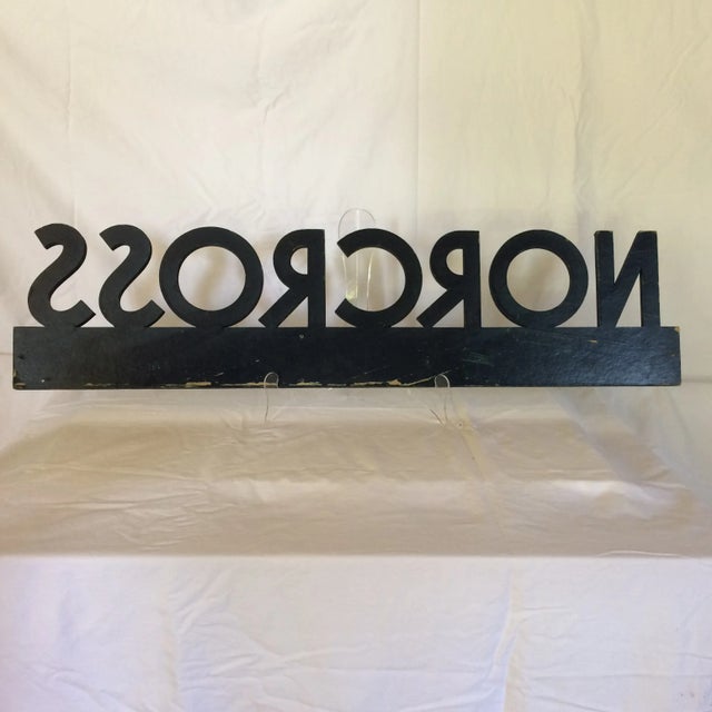 1950s Vintage "Norcross Greeting Cards" Advertising Display Sign For Sale - Image 5 of 11