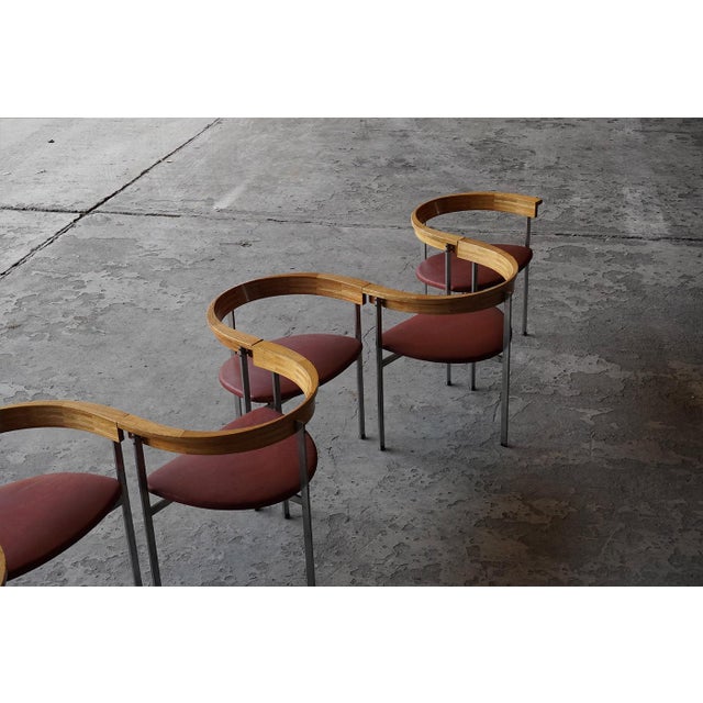 PK11 Chairs by Poul Kjaerholm for E. Kold Christensen, Denmark, 1950s, Set of 6 For Sale - Image 9 of 11