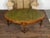 English 19th Century Mahogany Table with Green Leather Oval Top and Turned Legs For Sale - Image 11 of 12