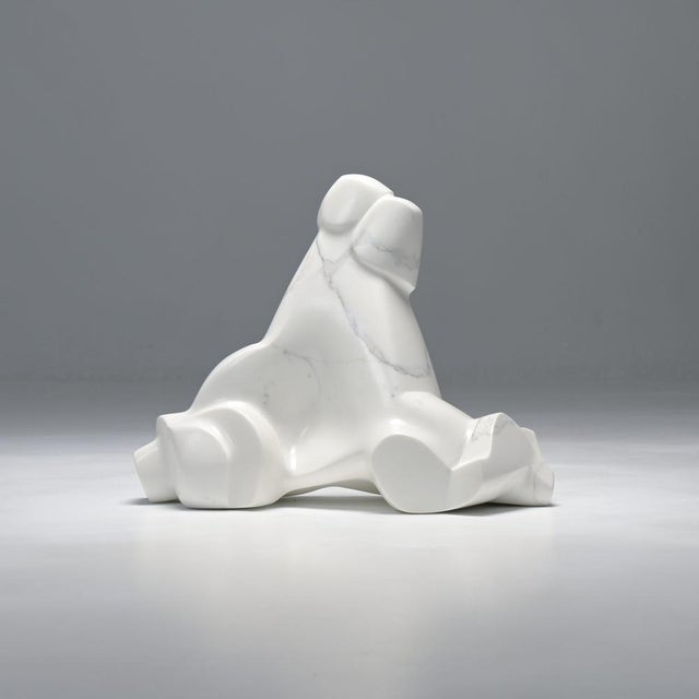 Carrara Marble Sculpture by Jan Keustermans, 2000s For Sale - Image 15 of 15