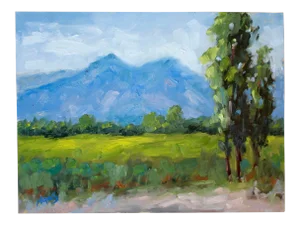 Carson Valley, Contemporary Landscape Oil Painting