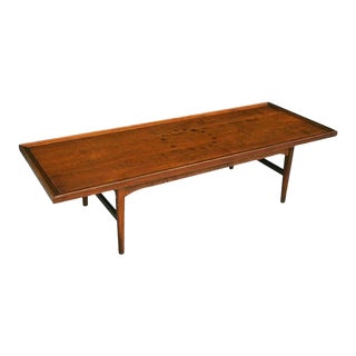 1960s Kipp Stewart Long Board Coffee Table by Drexel For Sale