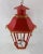 Red Chinoiseries Two-Tiers Ceiling Chandelier. For Sale - Image 8 of 12