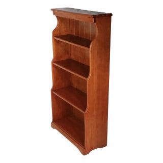 Cushman Colonial Creations 4c Shelf Open Bookcase For Sale