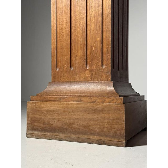 Mid-Century Oak Columns, 1960s, Set of 2 For Sale - Image 3 of 16