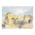 1950s Ivy Attwell Benghazi Libya Watercolor For Sale
