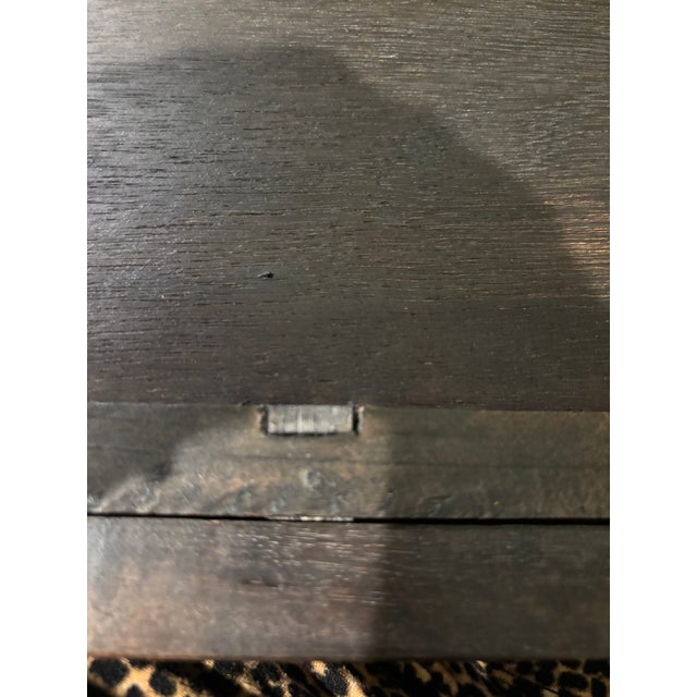 Glass Pair of Chinese Reverse Glass Paintings — Republic Period, Circa 1938–1946 — Longevity & Domestic Harmony For Sale - Image 7 of 13