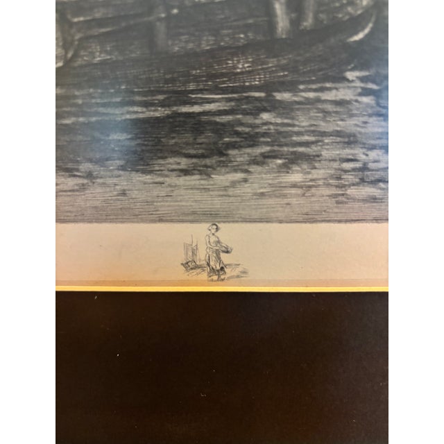 American James Fagan Original Etching, Signed, Dutch Harbor For Sale - Image 3 of 15
