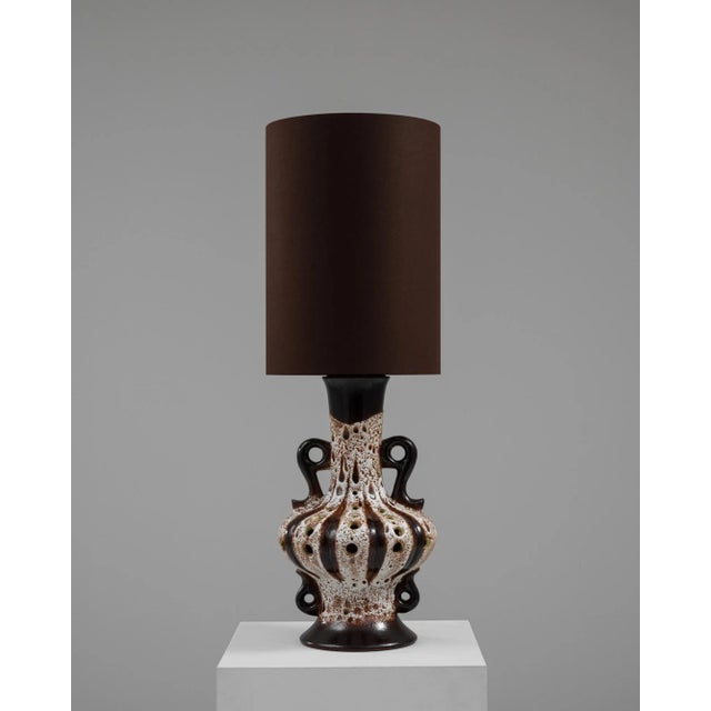20th Century German Ceramic Table Lamp For Sale In Greensboro - Image 6 of 12