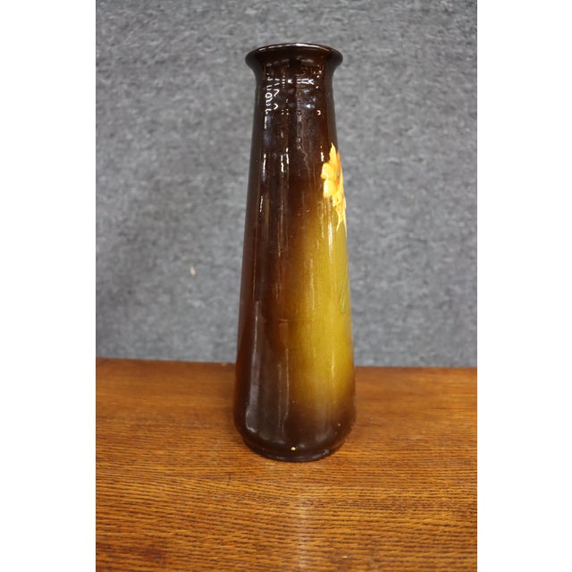 Ceramic Weller Pottery Daffodil Vase For Sale - Image 7 of 11